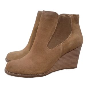 NWOT Lucky Brand Yamka Wedge Booties